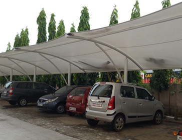 Tensile Car Parking Structure